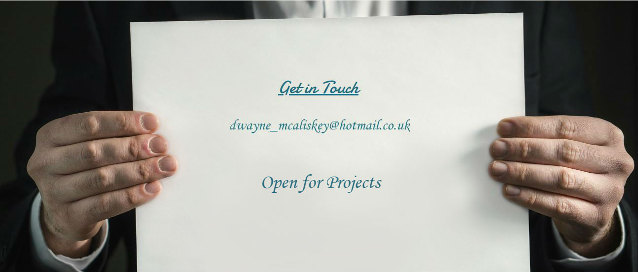 Want to make a new website - contact me and we can get started today